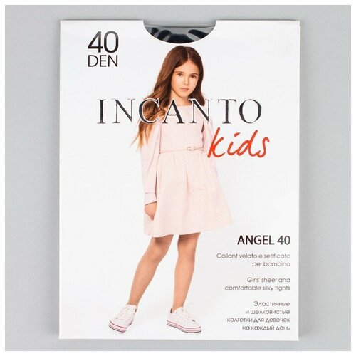 Колготки Incanto, 40 den, размер 152-158, черный жакет вязаный для pure love school рост 152 158 см цвет синий