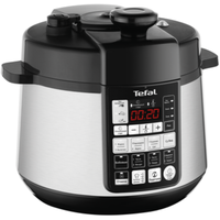 Мультиварка-скороварка, скороварка Tefal, 4.8 л, 1000 Вт, керамическое покрытие, 3D нагрев, 32 автоматические программы