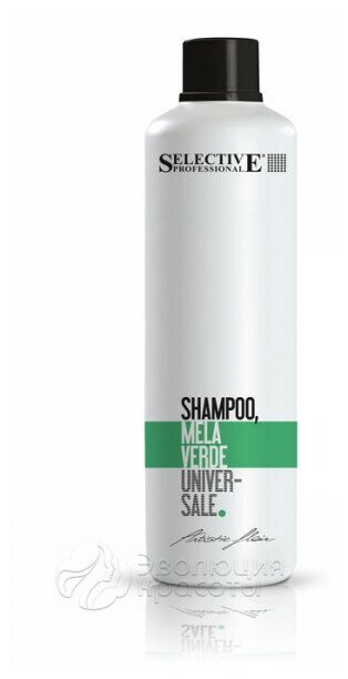 SELECTIVE Artistic Flair Шампунь для всех типов волос с зеленым яблоком, 1000 мл
