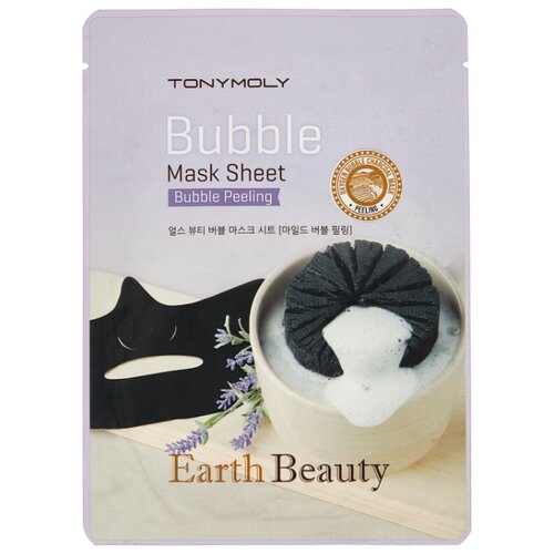 TONY MOLY тканевая маска Earth Beauty Bubble, 18 г