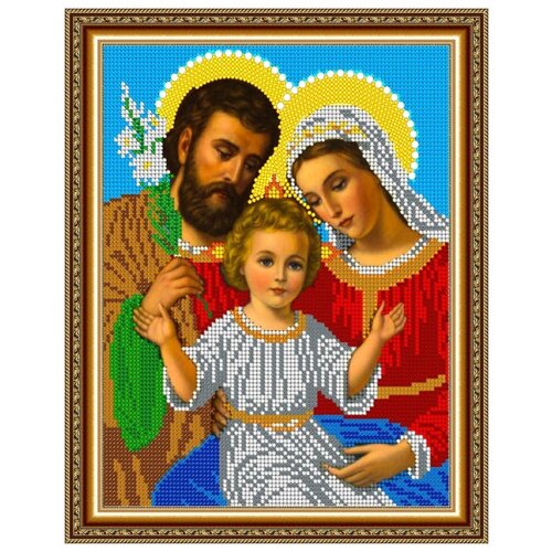 фото Набор 19*24смдля вышивания бисером «святое семейство» чехия светлица