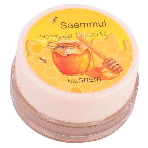 The Saem Скраб для губ медовый в баночке Saemmul honey