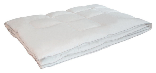Пуховое одеяло Вилларс (молочный), Одеяло 172x205 стандартное - фотография № 1