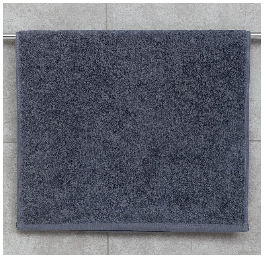 фото Махровое полотенце Sandal "люкс" 50*90 см, цвет - серый.