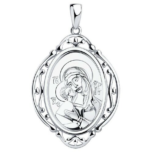 фото Подвеска икона из серебра sokolov 94-130-00862-1 dragomarket