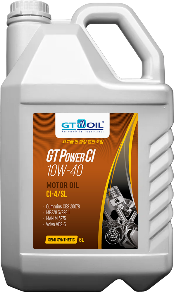 GT OIL Масло Моторное 10W40 Gt Oil 6Л Полусинтетика Gt Power Ci