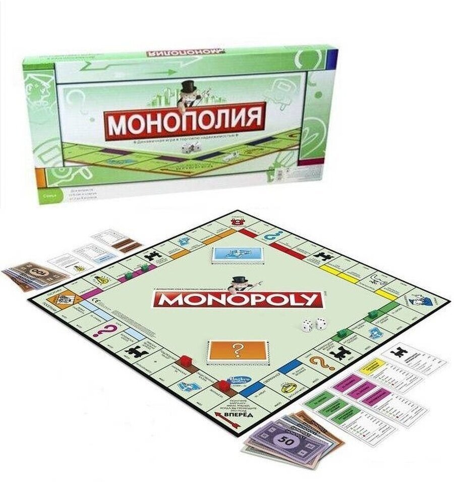 Монополия классическая настольные игры для всей семьи