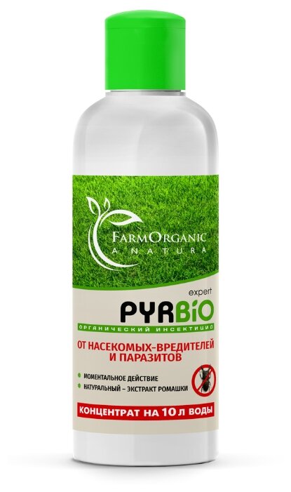 FarmOrganic Концентрат от насекомых-вредителей и паразитов PYRBIO Expert, 100 мл