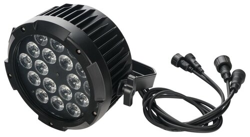 Светодиодный прожектор Bi Ray PL018W смены цвета колорчэнджер влагозащищенный IP65, 18х8Вт