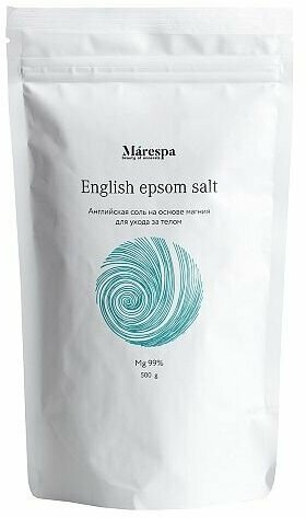 Соль для ванны English epsom salt на основе магния 500 г