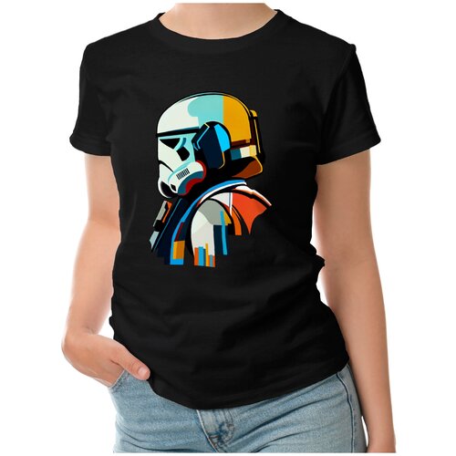 Женская футболка «Звездные воины» (L, темно-синий)