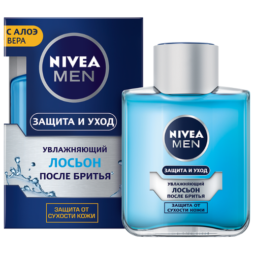 фото Лосьон после бритья увлажняющий "Защита и уход" Nivea, 100 мл