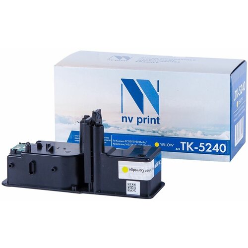 Картридж совместимый NV PRINT NV-TK5240Y для Kyocera Ecosys P5026cdn/P5026cdw/M5526cdn/M5526cdw, желтый тонер картридж nvp совместимый nv tk 5290 yellow