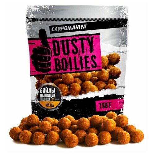 Пылящие бойлы с ароматом Мёда 24мм 750г (пакет)