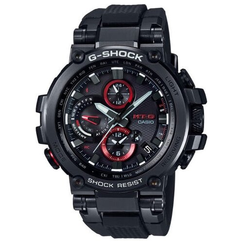 Наручные часы CASIO G-Shock MTG-B1000B-1A, черный, красный наручные часы casio g shock mtg b1000b 1a черный