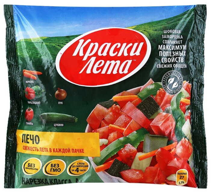 Краски Лета Замороженная овощная смесь Лечо 400 г