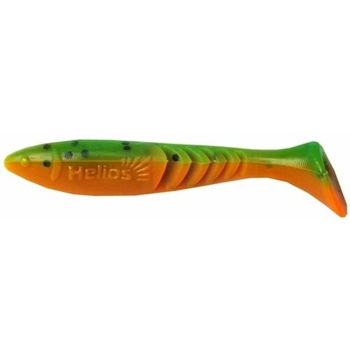 Виброхвост Helios Slash Pepper Green & Orange, 6.7 см, 10 шт. (HS-19-018)