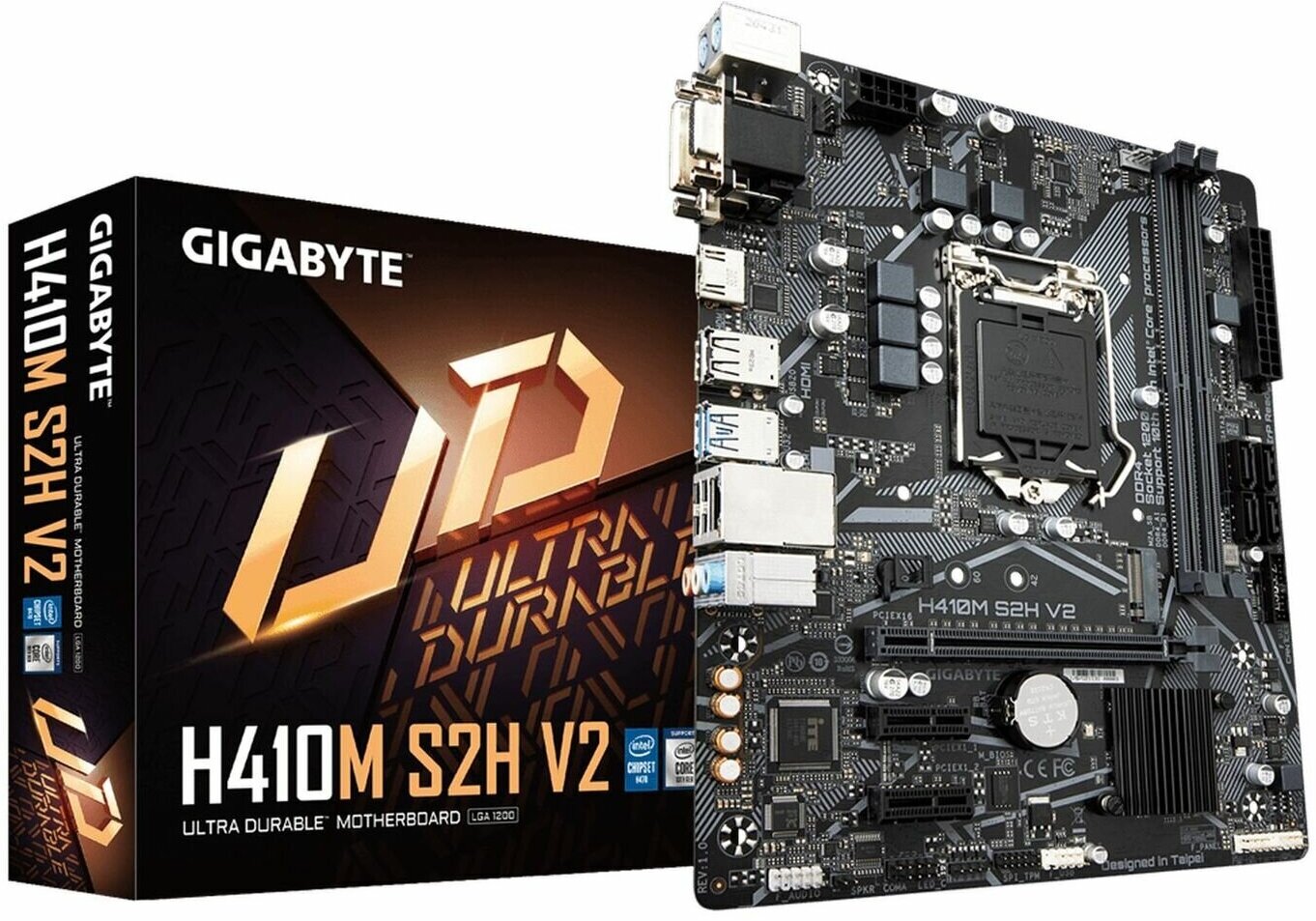 Материнская плата GIGABYTE H410M S2H V2 (rev 10)