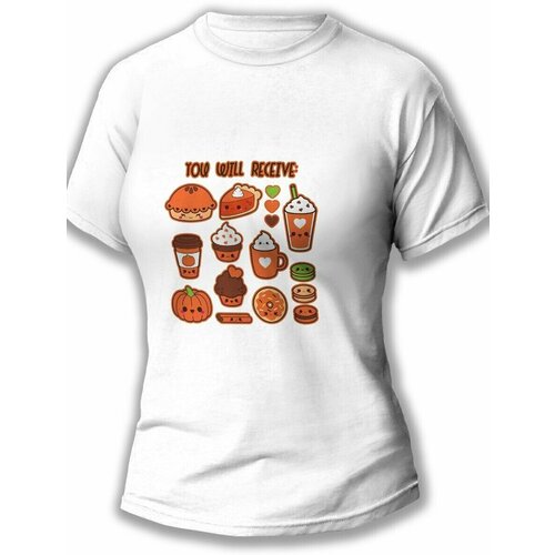 фото Футболка размер xs, белый будь на стиле