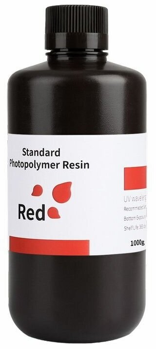 Фотополимер Elegoo Standard Resin Красный, 1 л