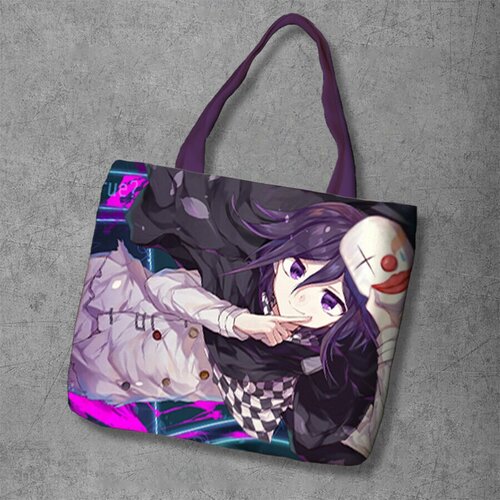 фото Сумка шоппер anime dakimakura, фактура рельефная, мультиколор
