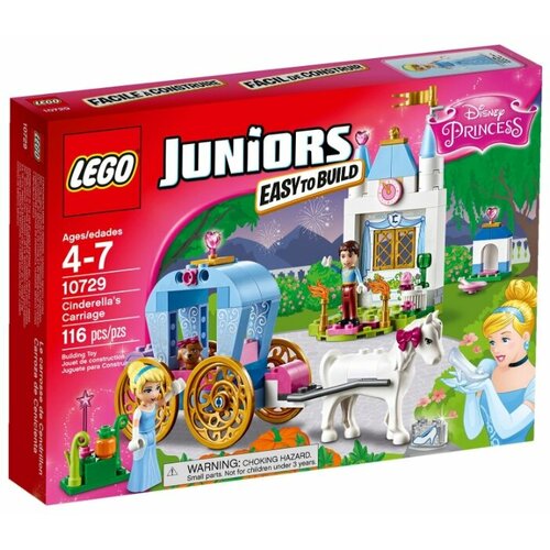 Конструктор LEGO Juniors 10729 Карета Золушки, 116 дет. конструктор lego juniors 10723 карета ариэль 70 дет