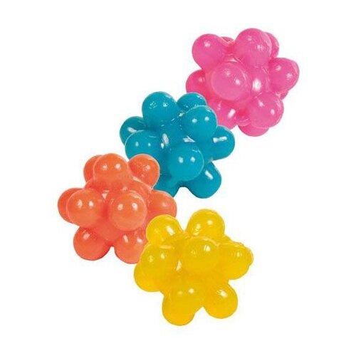 фото Игрушка для кошек trixie ежик резина 3,3см, набор 4шт