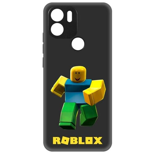 Чехол-накладка Krutoff Soft Case Roblox-Классический Нуб для Xiaomi Redmi A1+ черный чехол накладка krutoff soft case roblox классический нуб для xiaomi redmi a1 черный