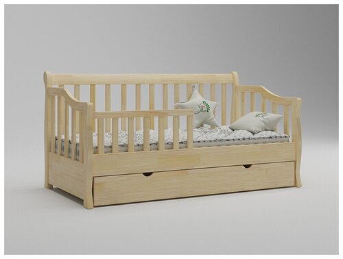 Детская деревянная кровать Vita Mia Сашуля с дополнительным местом 70x140