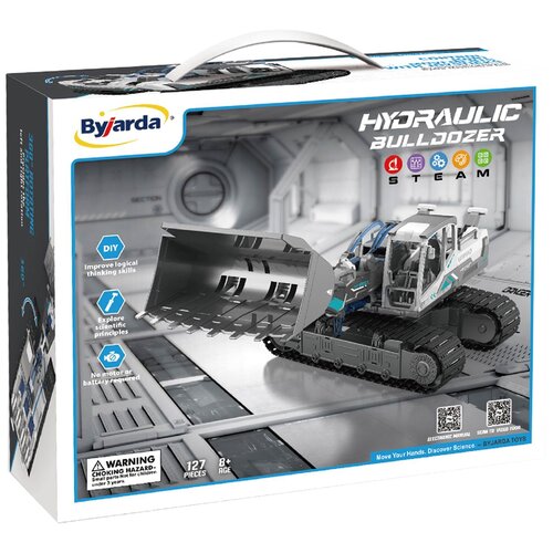 Конструктор Byjarda Hydraulic WZ-25951 Бульдозер, 127 дет.