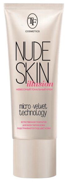 TF Cosmetics Тональный крем Nude Skin Illusion, 40 мл, оттенок: 103 светло-бежевый