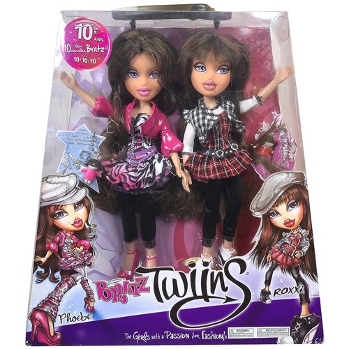 Набор куклы Братц близнецы Фиби и Рокси 10 лет спустя, Bratz Twiins Phoebe and Roxxi 10 years