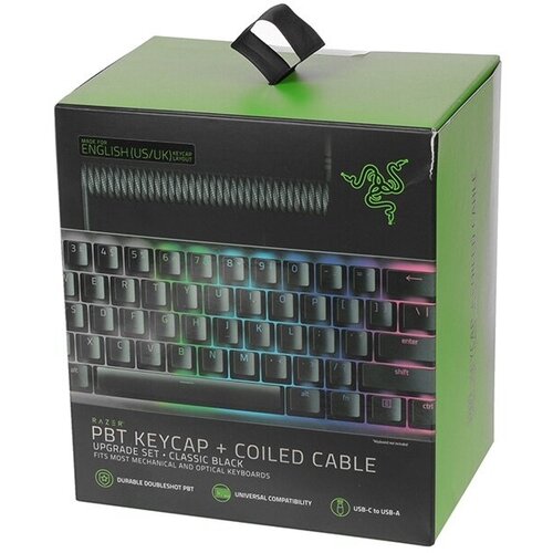 Набор Razer PBT Keycap Coiled Cable Classic Black RC21-01490800-R3M1 899800₽