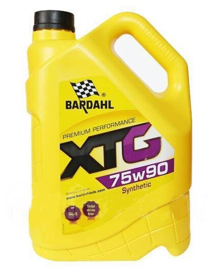 Масло Трансмиссионное Bardahl Xtg 75W90 Синтетическое 5 Л 36383 Bardahl арт. 36383