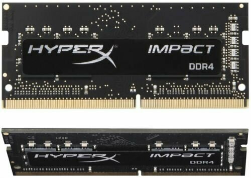 Оперативная память Kingston Fury Impact KF426S15IBK2/16 DDR4 2х8 Gb PC4-21300 SO-DIMM, black