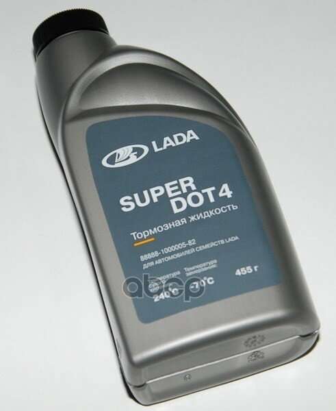 Жидкость Тормозная 455 Гр Dot-4 Super LADA арт. 88888100000582