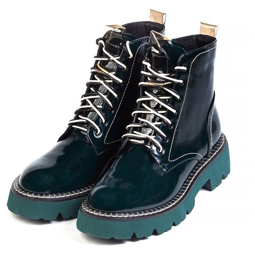 фото Ботинки женские tabriano, размер 38, зеленые