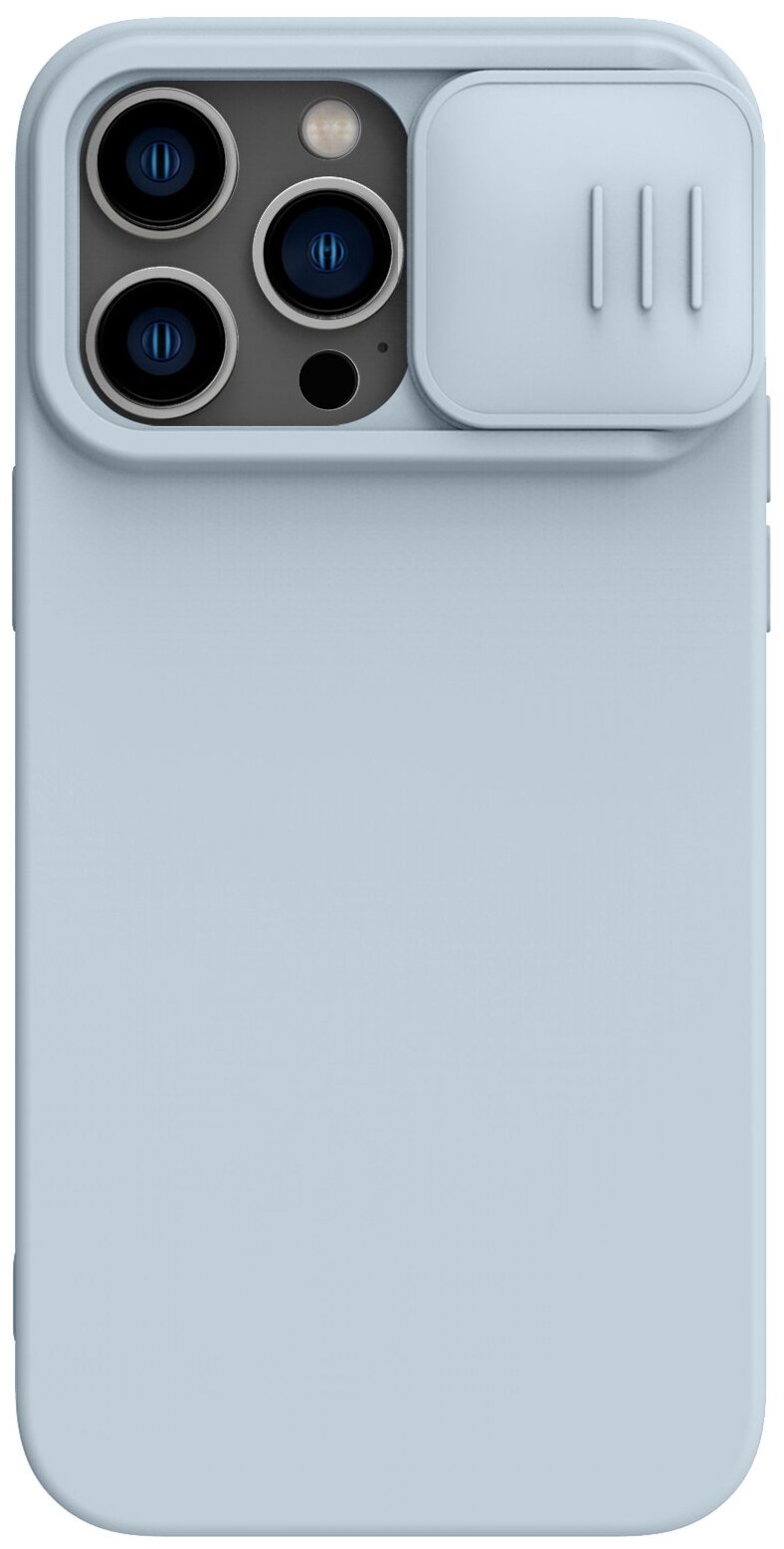 Nillkin для iPhone 14 Pro Max чехол CamShield Silky Silicone Star Gray, шт