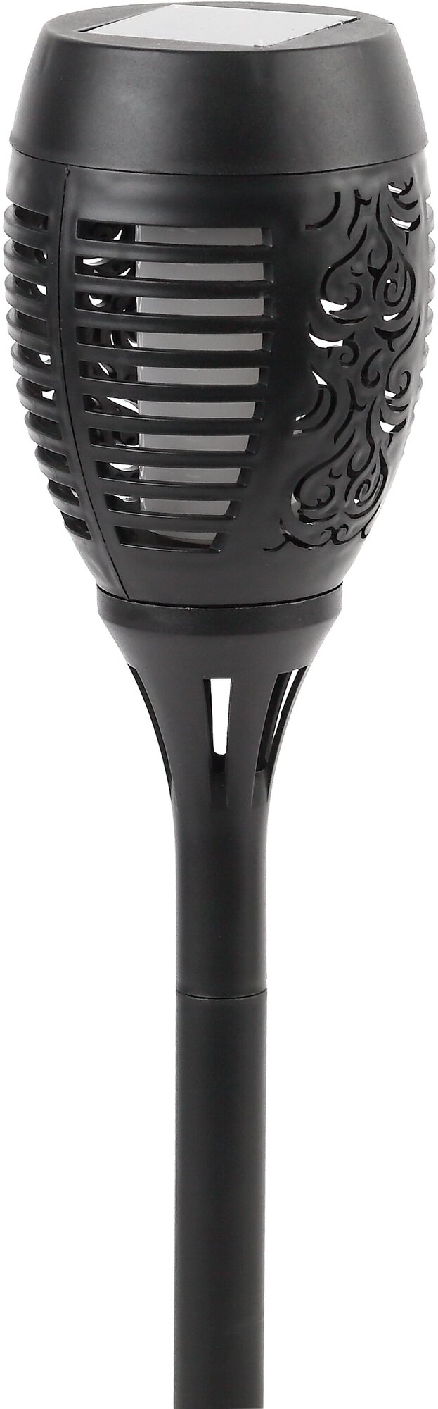 Светильник садовый на солнечной батарее ЭРА черный 50см LED