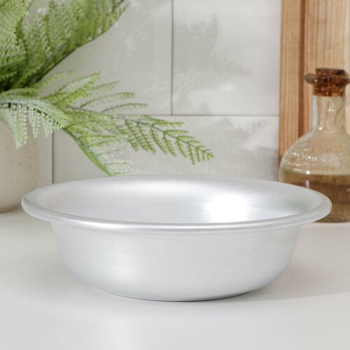 Миска круглая из алюминия 1 л d20 см 560₽