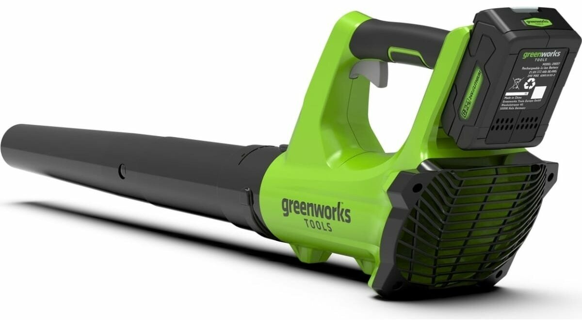 Аккумуляторная воздуходувка GreenWorks G24AB (1хАКБ 2Ач и ЗУ) 2404807UA - фото №14