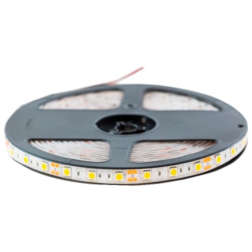 фото Светодиодная лента URM 5050-60led-12V-14.4W-10-12LM-3000K-IP65-10mm 5 м