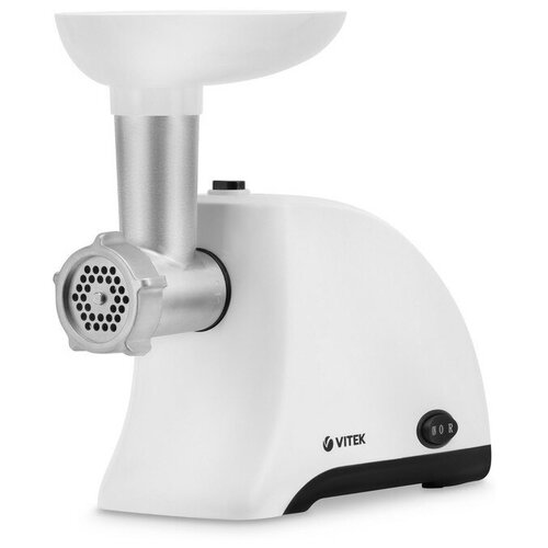 Мясорубка Vitek VT-3611 W 2000 Вт 15 кгмин реверс бело-чёрная 668800₽