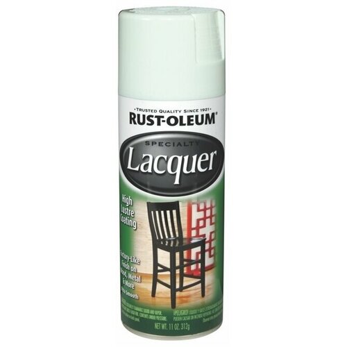 Супер-глянцевый быстросохнущий лак Rust-Oleum Specialty Lacquer Белый 1904830