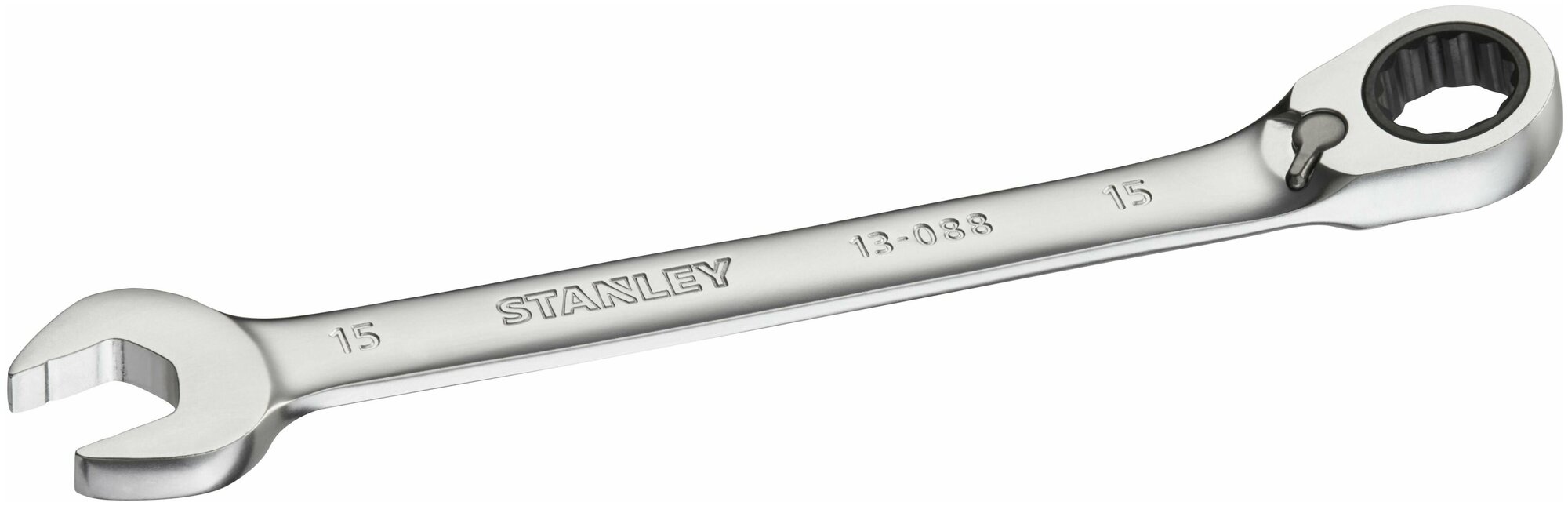 Гаечный ключ с трещоткой Stanley Fatmax, 15 мм - фото №1