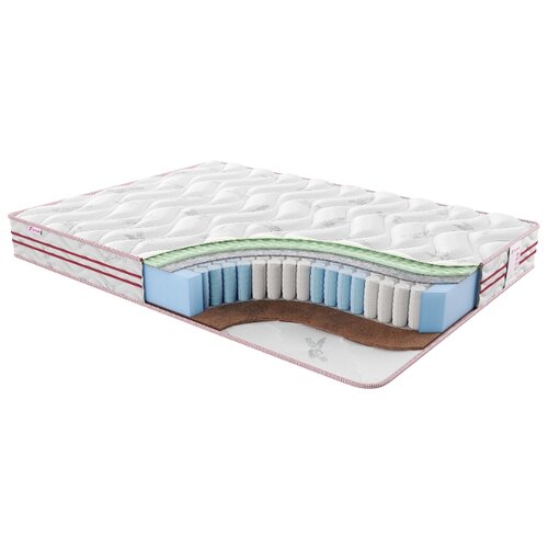 фото Матрас sontelle sante dual lebon 160x200, пружинный, белый