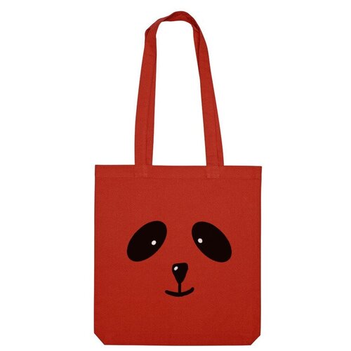 Сумка шоппер Us Basic, красный сумка милая мордочка панды забавный принт красный