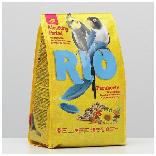 корм rio для средних попугаев в период линьки 1 кг Корм для средних попугаев в период линьки, 1 кг.