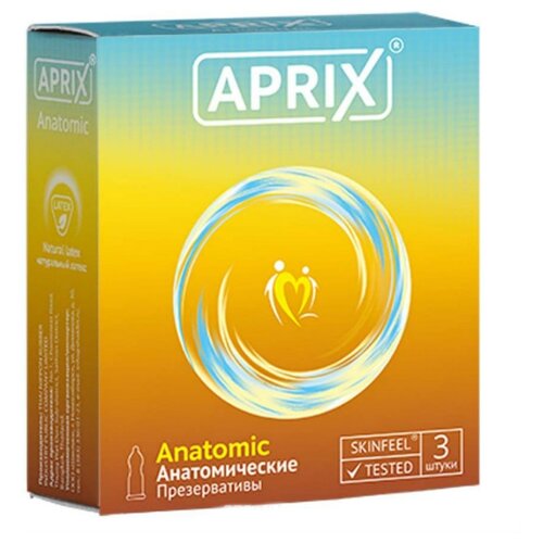 Презервативы Aprix Anatomic, 3 шт.