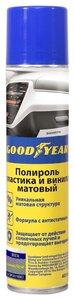 Фото GOODYEAR Полироль пластика и винила для салона автомобиля Ваниль GY000714, 0.4 л